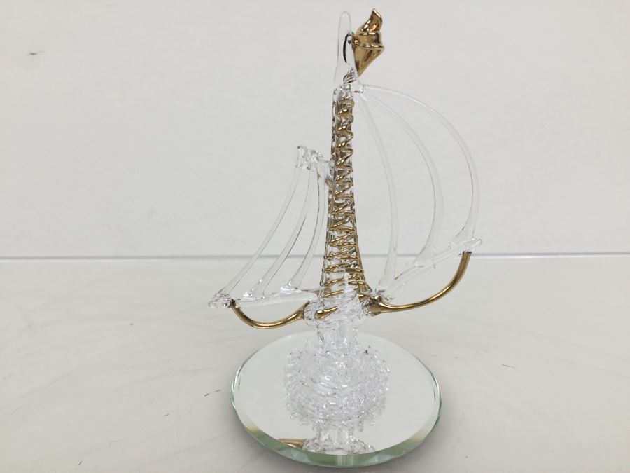 Huge Lot Of Gold Accented Glass Figurines [Photo 24]