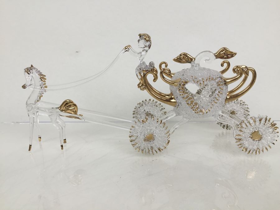 Huge Lot Of Gold Accented Glass Figurines [Photo 3]