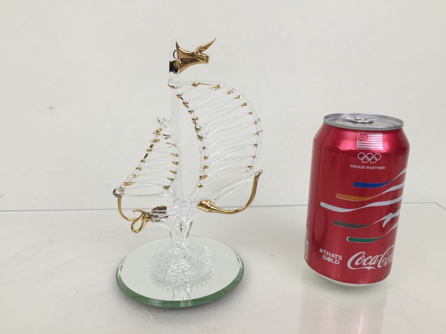 Huge Lot Of Gold Accented Glass Figurines [Photo 13]