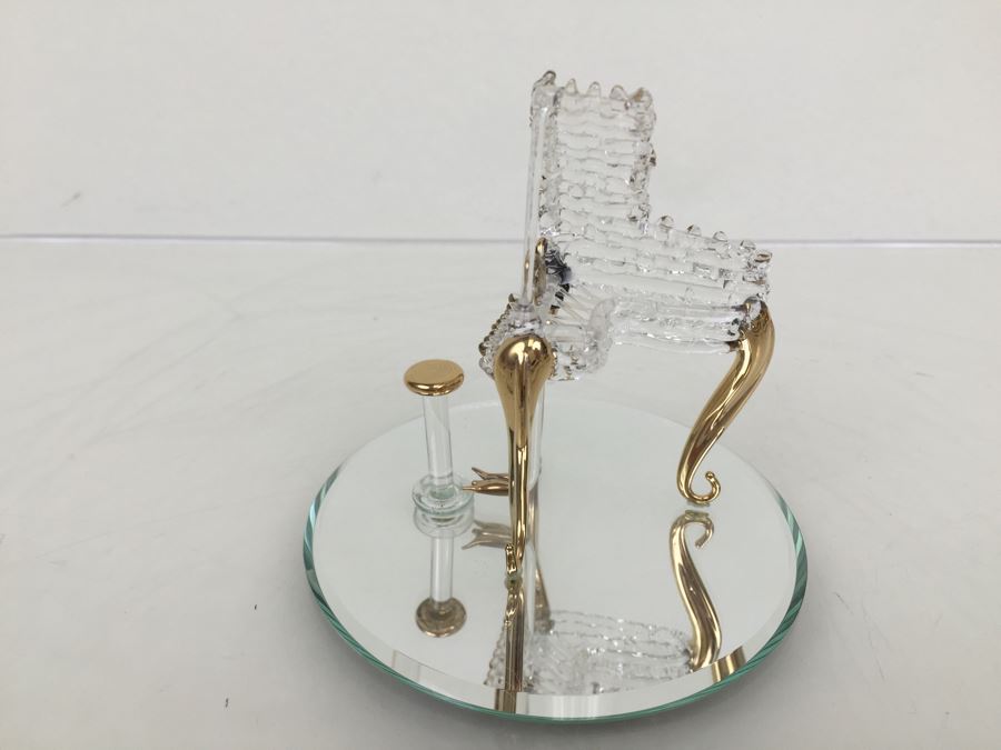 Huge Lot Of Gold Accented Glass Figurines [Photo 19]