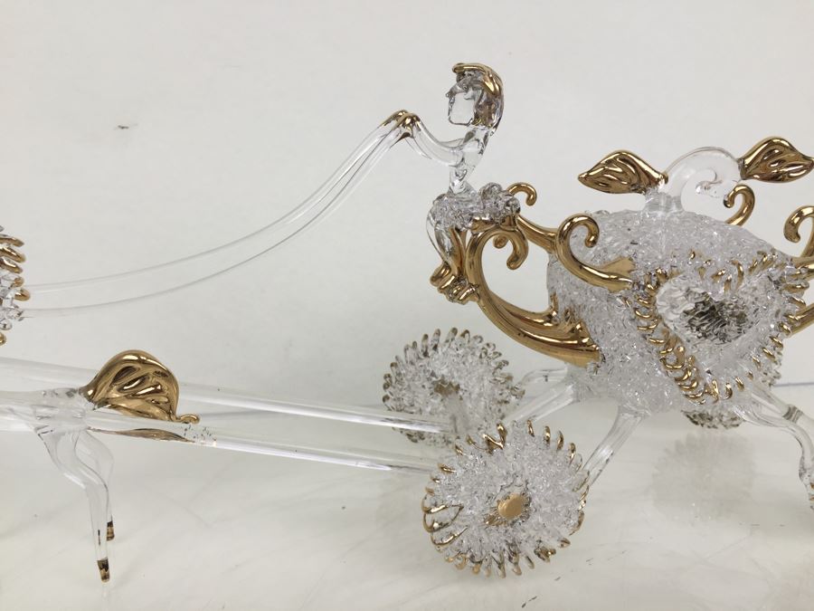 Huge Lot Of Gold Accented Glass Figurines [Photo 11]