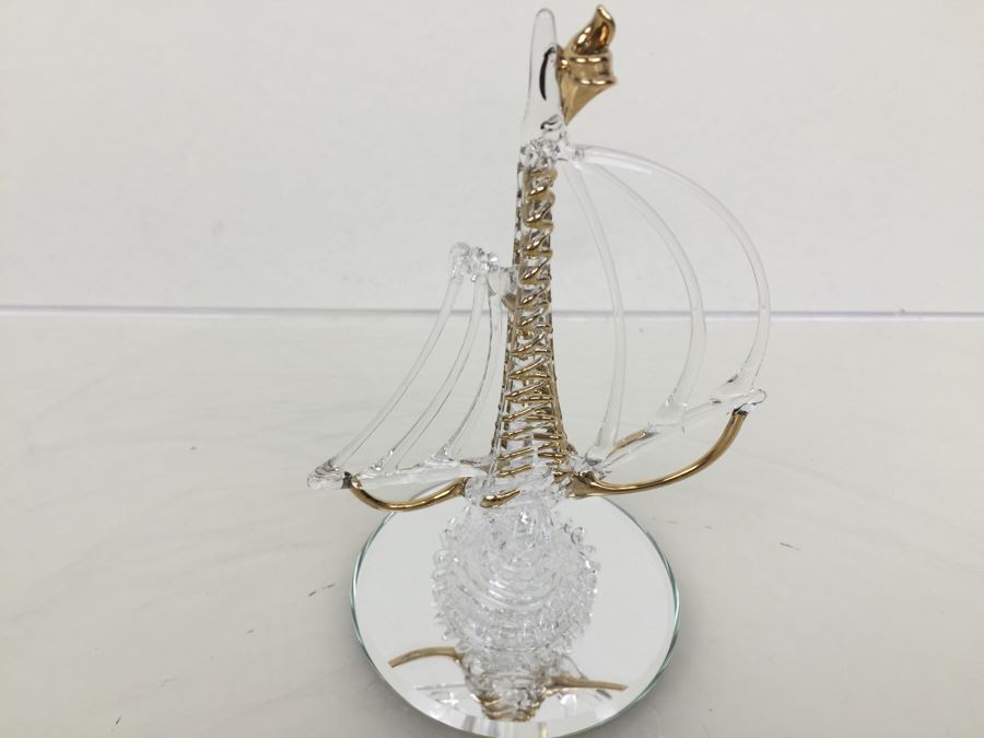 Huge Lot Of Gold Accented Glass Figurines [Photo 25]