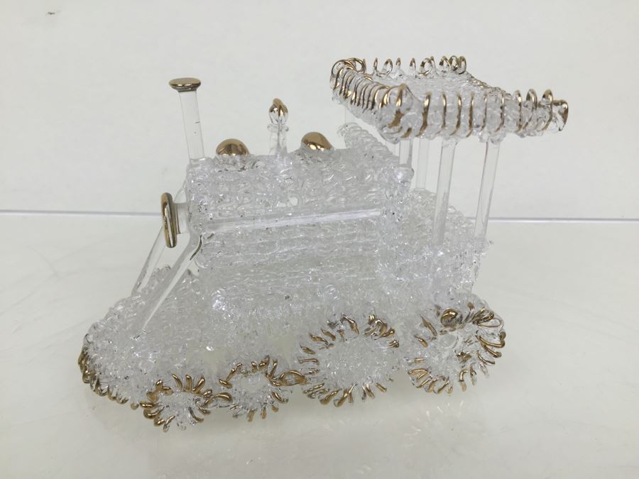 Huge Lot Of Gold Accented Glass Figurines [Photo 16]