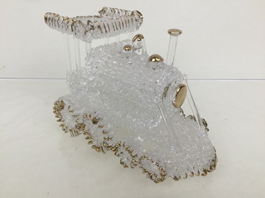 Huge Lot Of Gold Accented Glass Figurines [Photo 15]