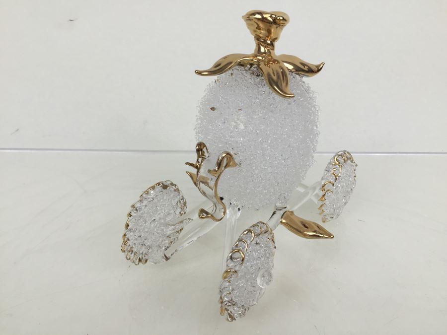 Huge Lot Of Gold Accented Glass Figurines [Photo 22]