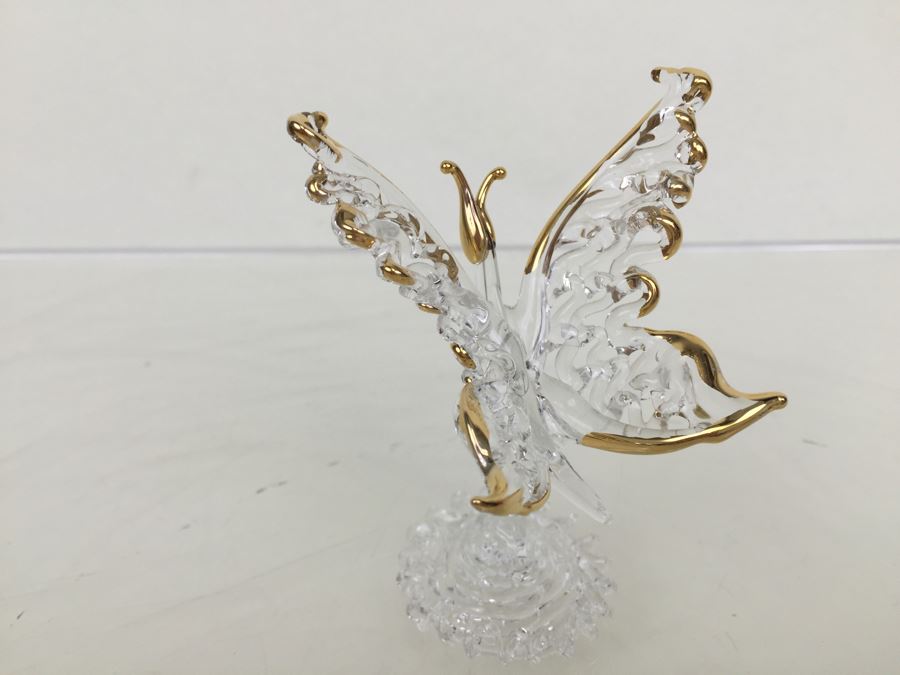 Huge Lot Of Gold Accented Glass Figurines [Photo 10]