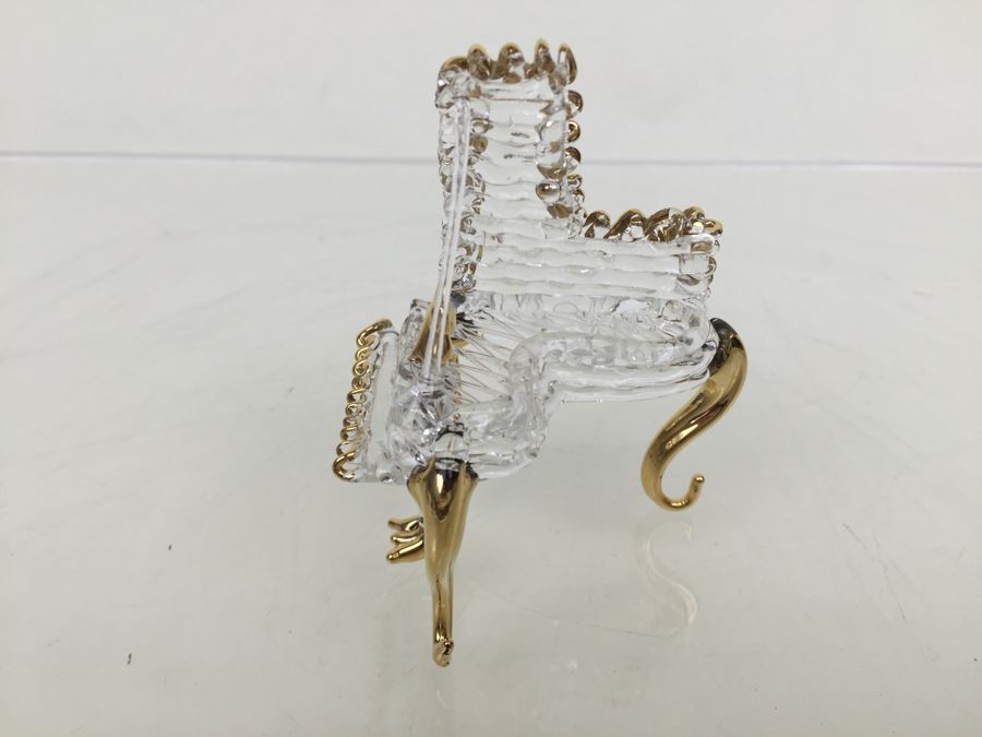 Huge Lot Of Gold Accented Glass Figurines [Photo 14]