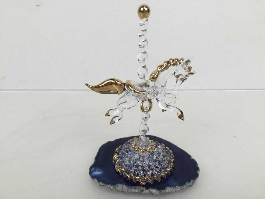 Huge Lot Of Gold Accented Glass Figurines [Photo 17]