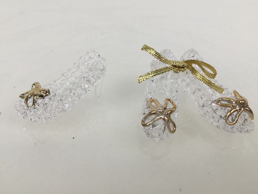 Huge Lot Of Gold Accented Glass Figurines [Photo 12]