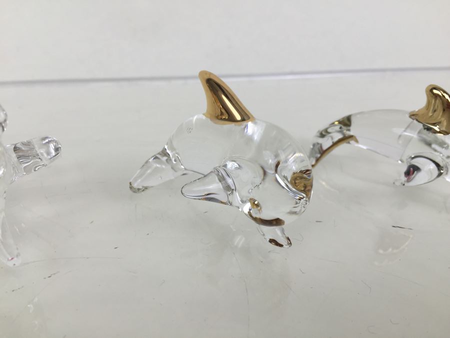 Huge Lot Of Gold Accented Glass Figurines (Some With Glass Barron Sticker) [Photo 19]