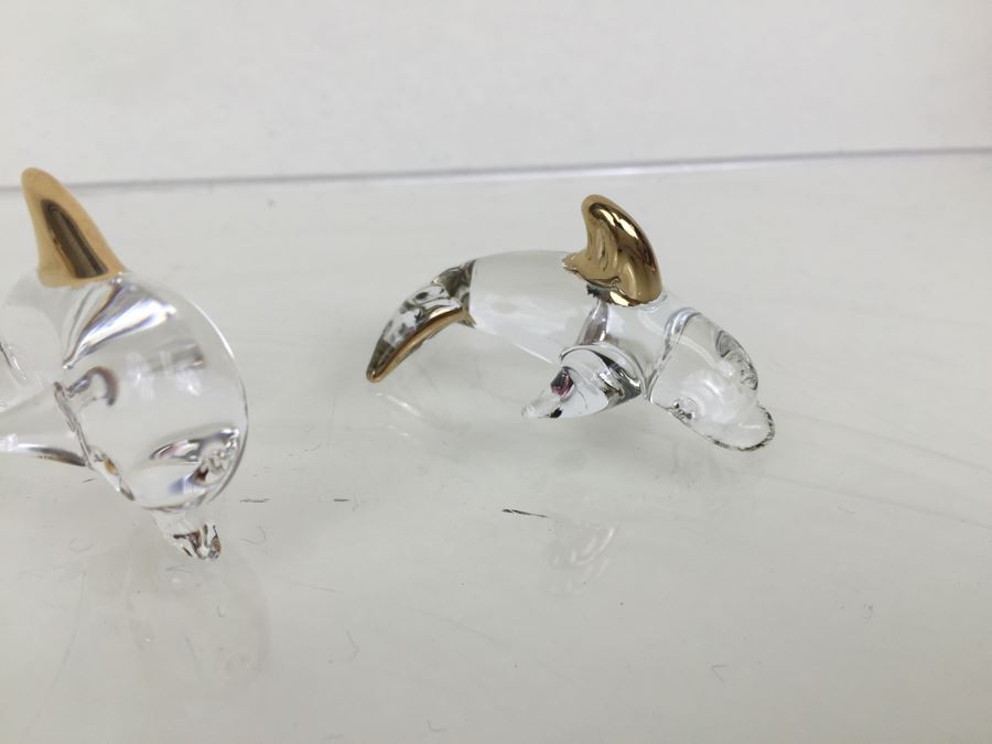 Huge Lot Of Gold Accented Glass Figurines (Some With Glass Barron Sticker) [Photo 20]