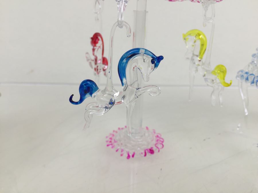 Lot Of Colored Glass Figurines [Photo 12]