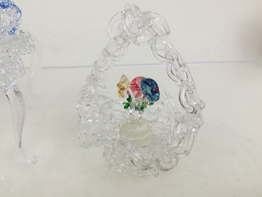 Lot Of Colored Glass Figurines [Photo 8]