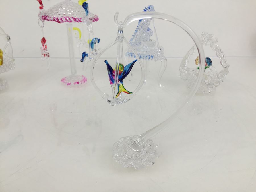 Lot Of Colored Glass Figurines [Photo 7]