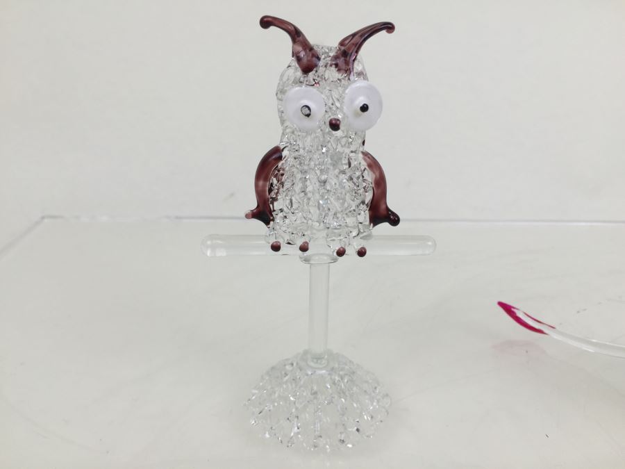 Large Lot Of Colored Glass Animal Figurines [Photo 14]