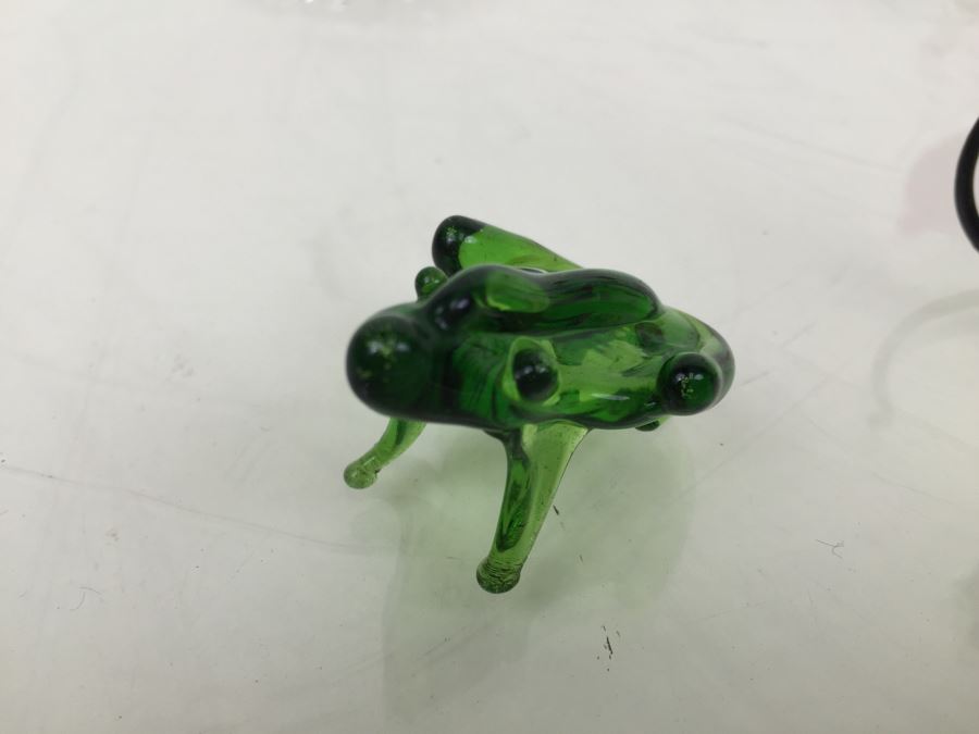 Large Lot Of Colored Glass Animal Figurines [Photo 16]