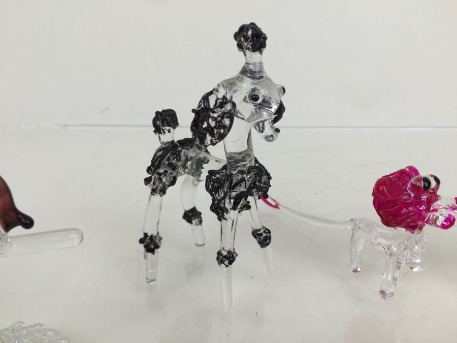 Large Lot Of Colored Glass Animal Figurines [Photo 3]