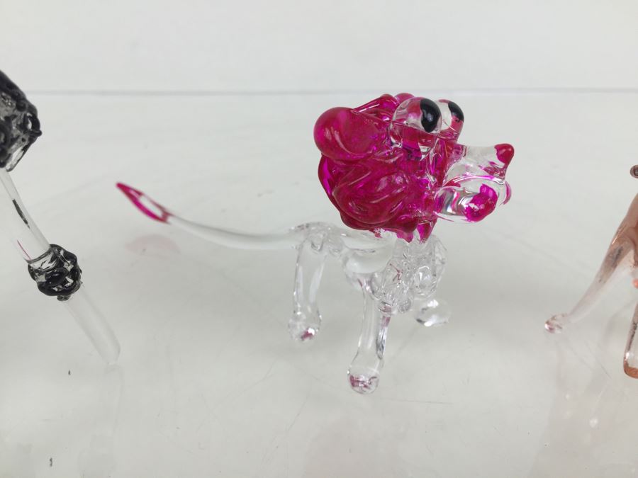 Large Lot Of Colored Glass Animal Figurines [Photo 11]