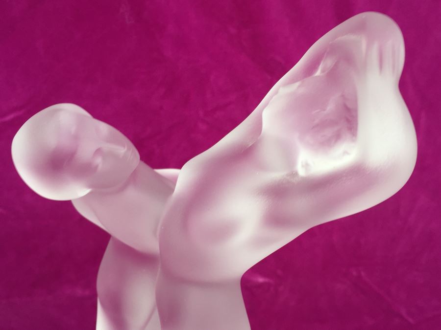 Lalique Paris France Nudes Dancing (Deux Daneuse) Signed MSRP $3,360.00 [Photo 8]