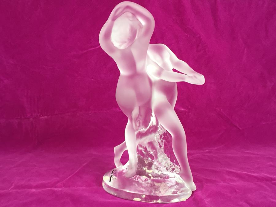 Lalique Paris France Nudes Dancing (Deux Daneuse) Signed MSRP $3,360.00 [Photo 17]