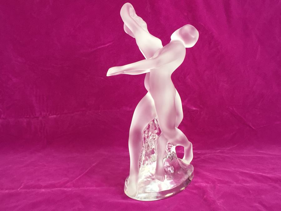 Lalique Paris France Nudes Dancing (Deux Daneuse) Signed MSRP $3,360.00 [Photo 15]
