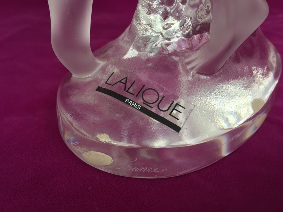 Lalique Paris France Nudes Dancing (Deux Daneuse) Signed MSRP $3,360.00 [Photo 4]