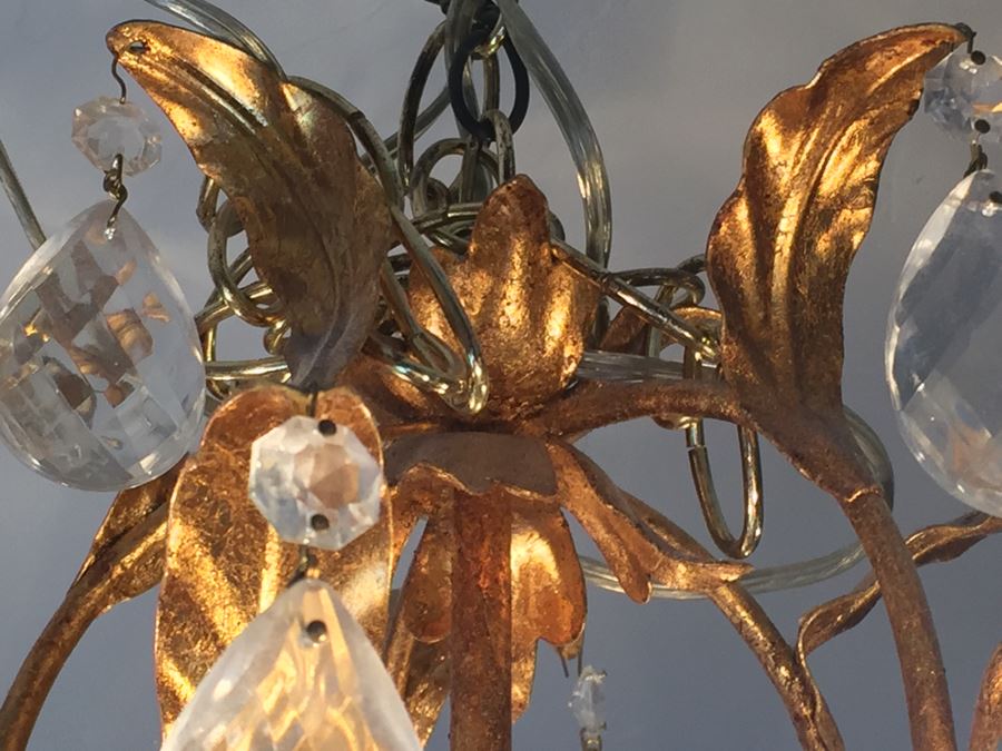 Stunning Gilded Crystal Chandelier [Photo 13]