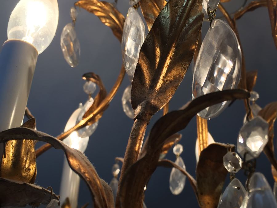 Stunning Gilded Crystal Chandelier [Photo 12]