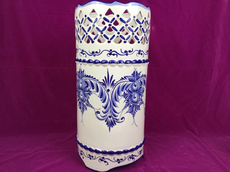 RCCL Made In Portugal Hand Painted Umbrella Stand [Photo 4]