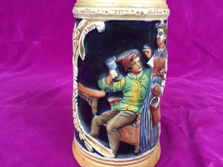 German Beer Stein Made In Germany Marked 'V' On Bottom [Photo 8]