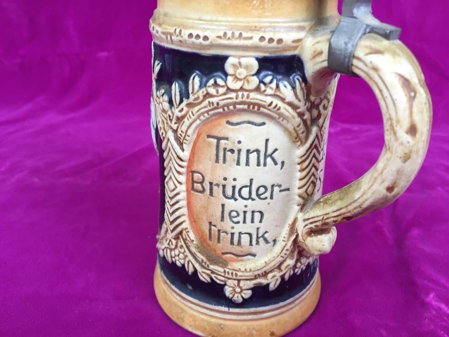 German Beer Stein Made In Germany Marked 'V' On Bottom [Photo 2]