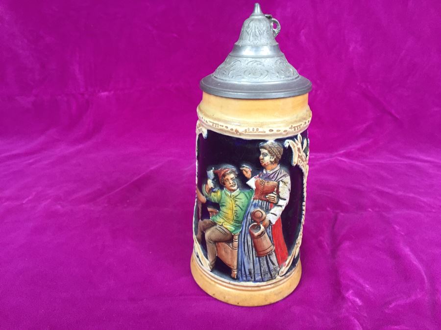 German Beer Stein Made In Germany Marked 'V' On Bottom [Photo 3]