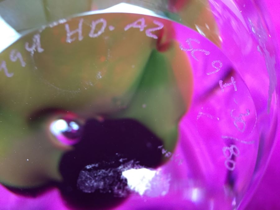 Stunning Studio Ahus Sweden Art Glass Sculpture 1994 H Dreutle A Zirnsack Pink Purple Fire Sculpture SC 9I - 30/80 [Photo 20]