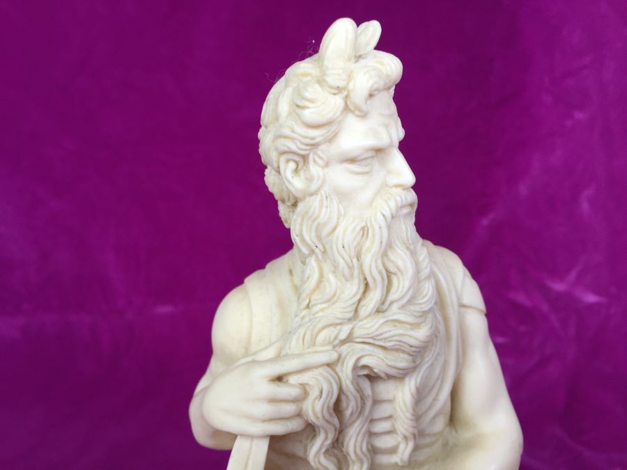 Pair Of Sculptures On Marble Base By Sculptor G. Ruggeri Made In Italy [Photo 5]