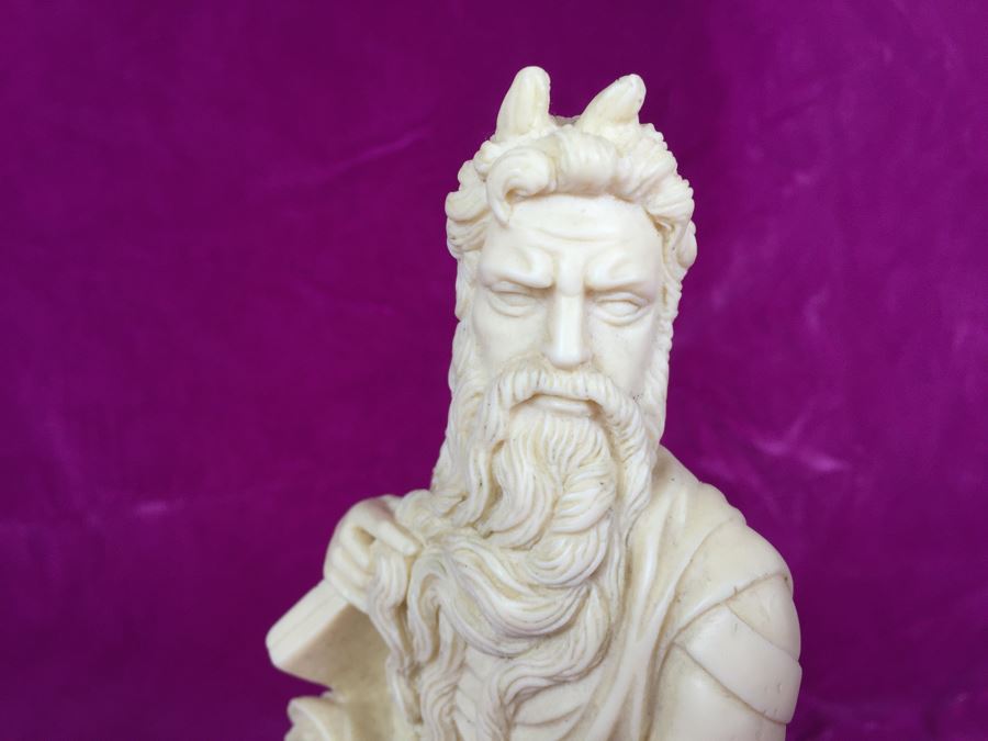 Pair Of Sculptures On Marble Base By Sculptor G. Ruggeri Made In Italy [Photo 7]