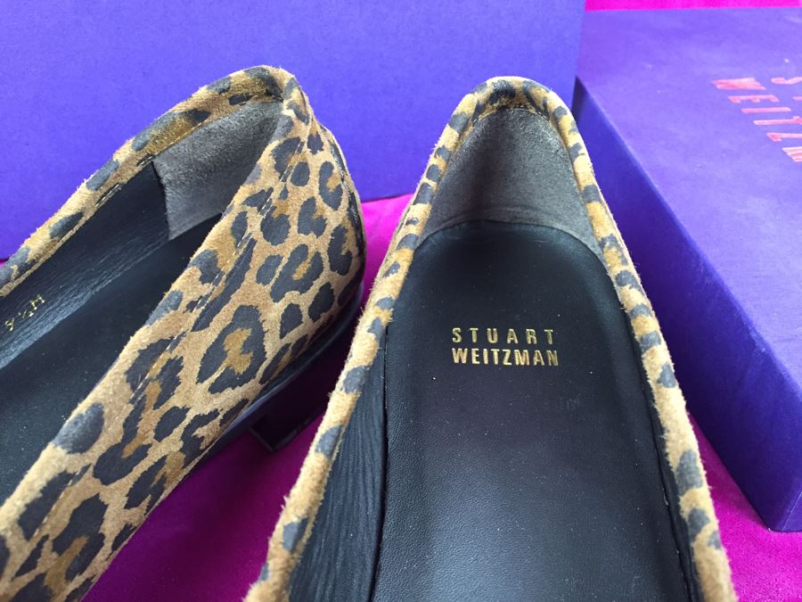 Stuart Weitzman Stones Black Suede Size 9.5M Lightly Used [Photo 6]