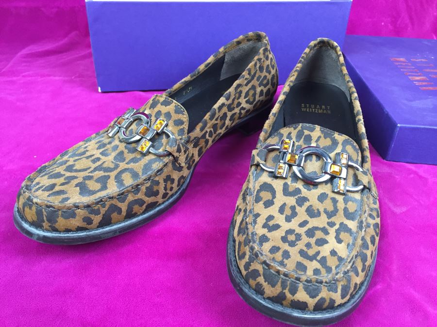 Stuart Weitzman Stones Black Suede Size 9.5M Lightly Used [Photo 3]