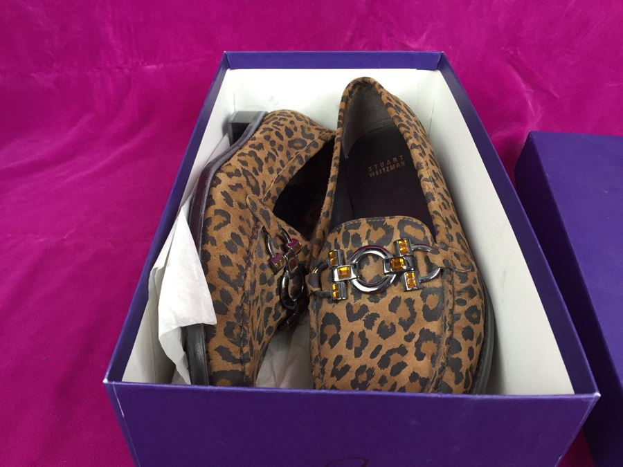 Stuart Weitzman Stones Black Suede Size 9.5M Lightly Used [Photo 2]