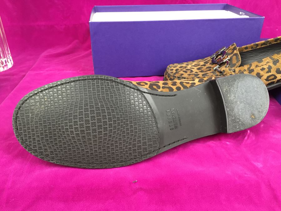 Stuart Weitzman Stones Black Suede Size 9.5M Lightly Used [Photo 7]