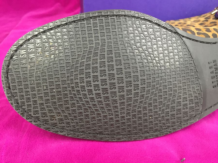 Stuart Weitzman Stones Black Suede Size 9.5M Lightly Used [Photo 8]