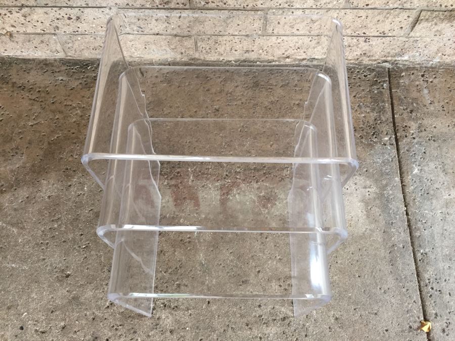 Set Of 3 Lucite Nesting Tables [Photo 6]