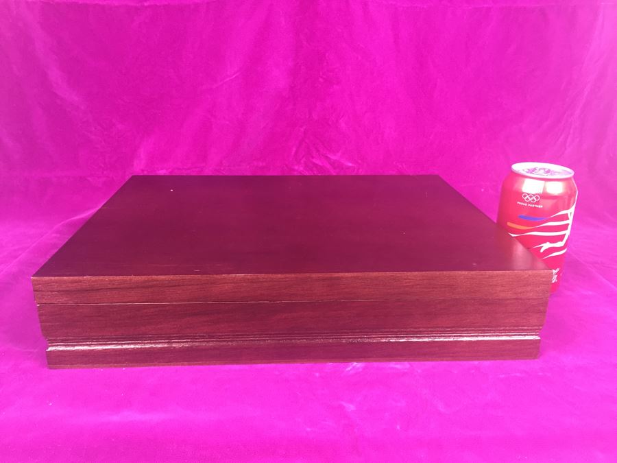 Elegant Sterling Silver Flatware Set With Silverware Box 2,377g Without Knives + 168g Knife Handles = 2,545g = $1,408 Melt Value [Photo 4]