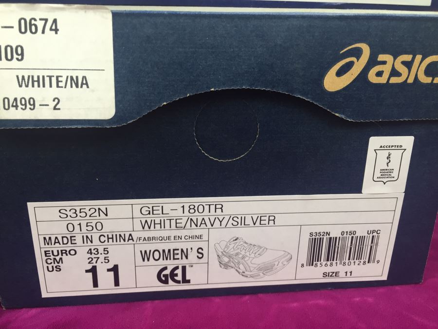 Set Of 4 Women's ASICS GEL Running Shoes Size 11 New In Box [Photo 7]