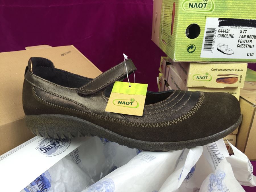 3 Pairs Of NAOT Women's Shoes Size 42 With 4 Cork Replacement Insoles All New In Box [Photo 3]