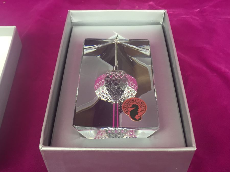 Waterford Crystal The Times Square Collection Star Of Hope Design New In Box [Photo 2]