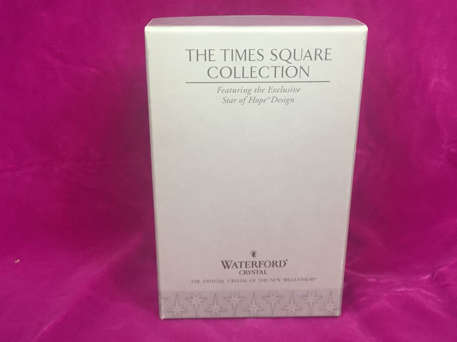 Waterford Crystal The Times Square Collection Star Of Hope Design New In Box
