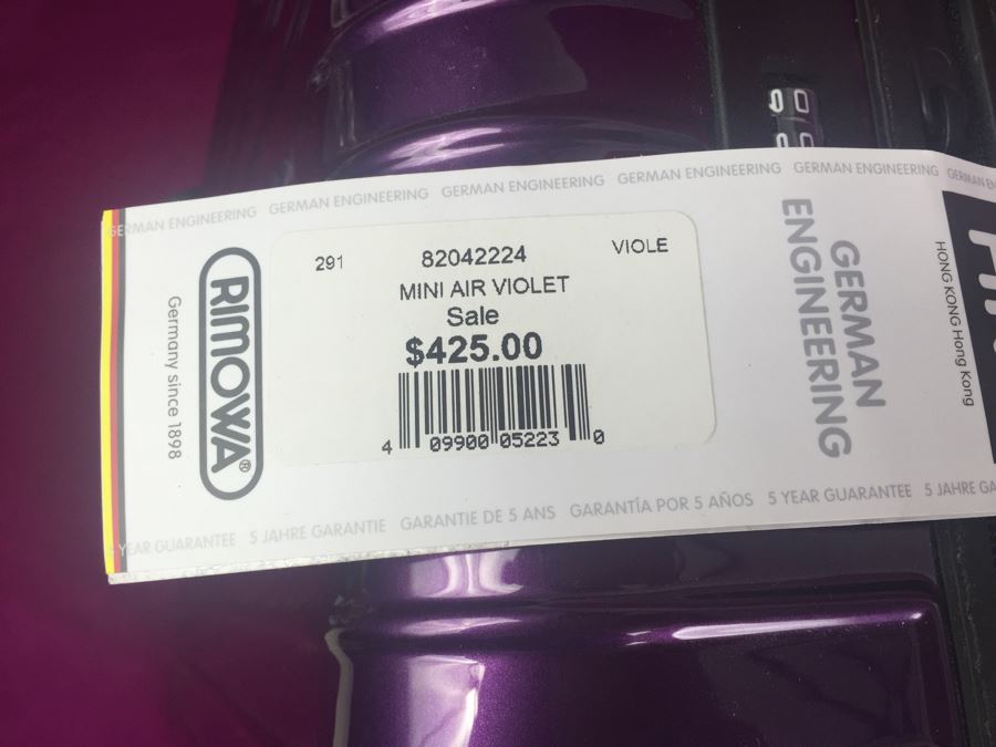 RIMOWA Luggage Germany New With Tags Retails For $425 [Photo 3]