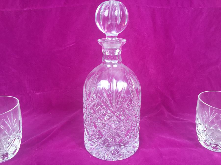 BLOCK Crystal Decanter And 3 Crystal Glasses [Photo 6]