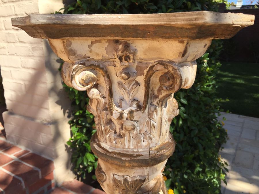 Shabby Chic Wooden Plant Stand [Photo 11]