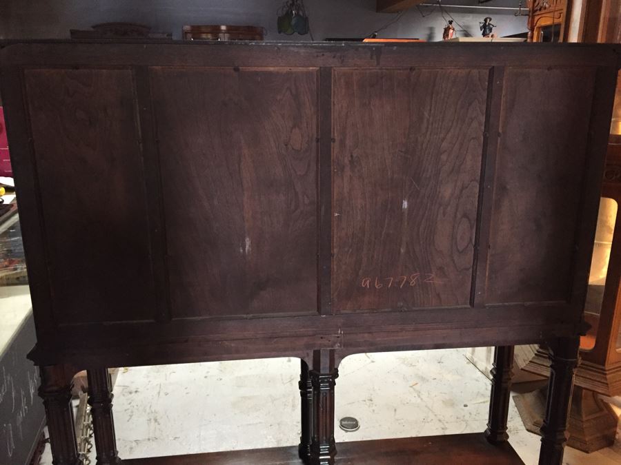 Stunning Antique Cabinet With Detailed Wood Carvings [Photo 23]